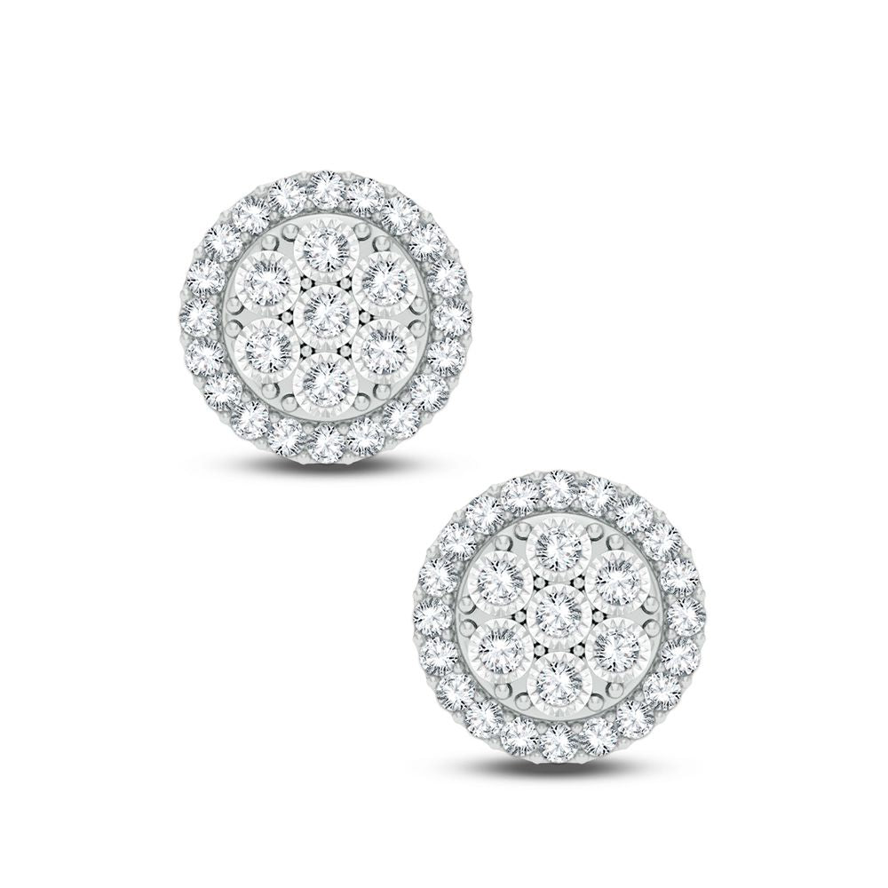14K 1.00CT Diamond Earring