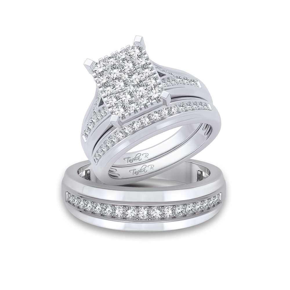 14K 1.15CT Diamond Trio Set