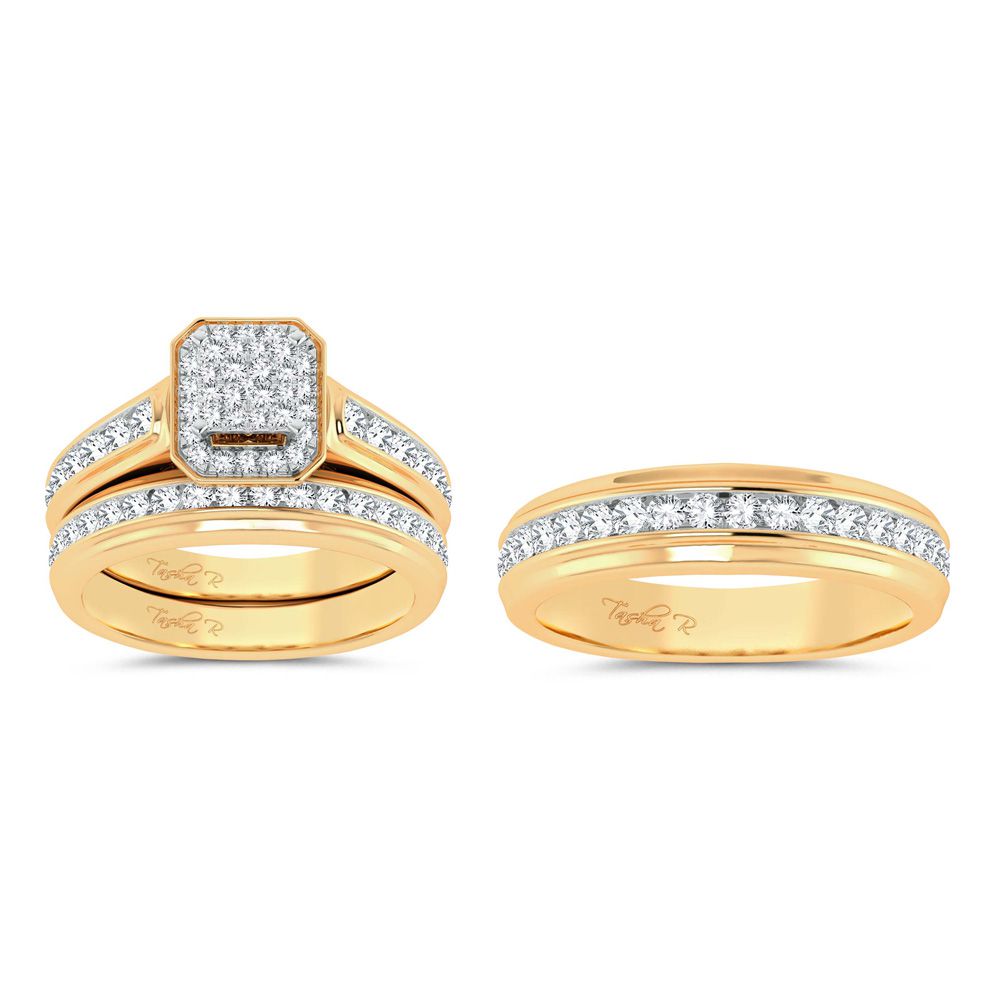 14K 1.44CT Diamond Trio Set