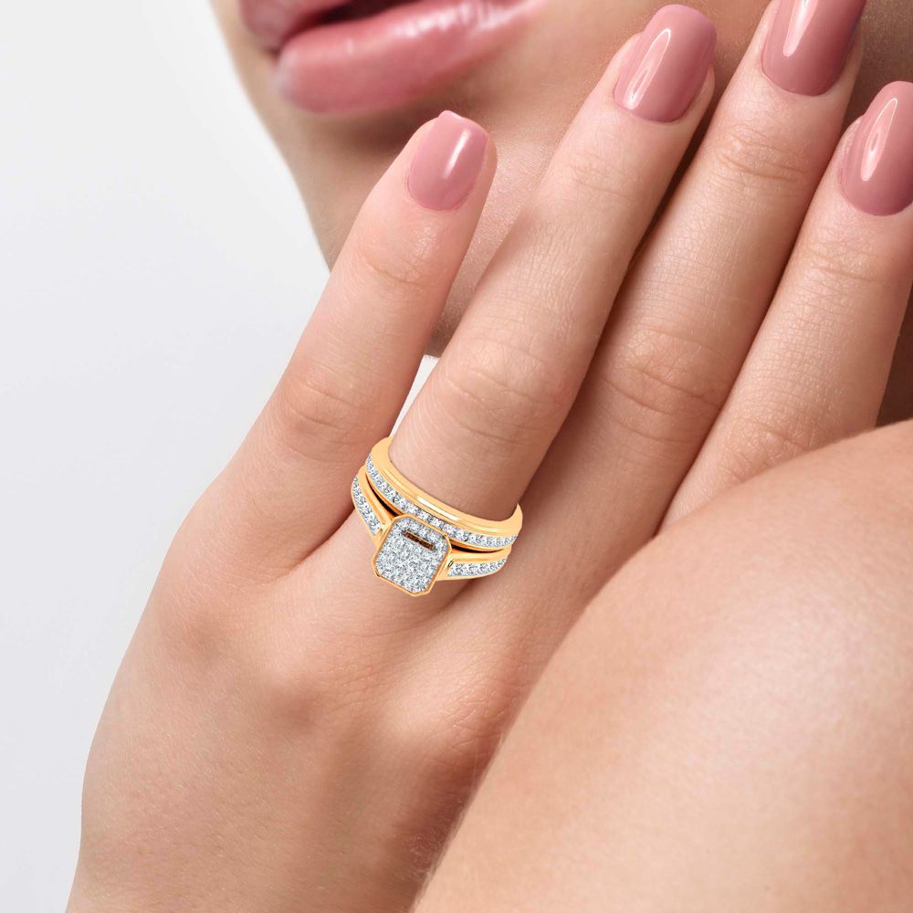14K 1.44CT Diamond Trio Set