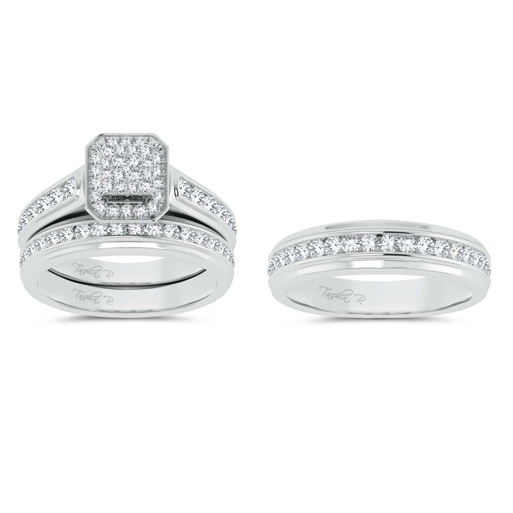 14K 1.44CT Diamond Trio Set