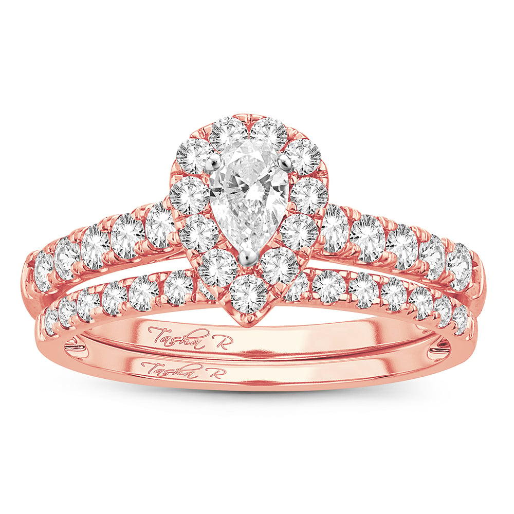 14K 1.00CT Diamond Bridal Ring