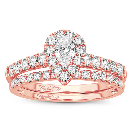 14K 1.00CT Diamond Bridal Ring