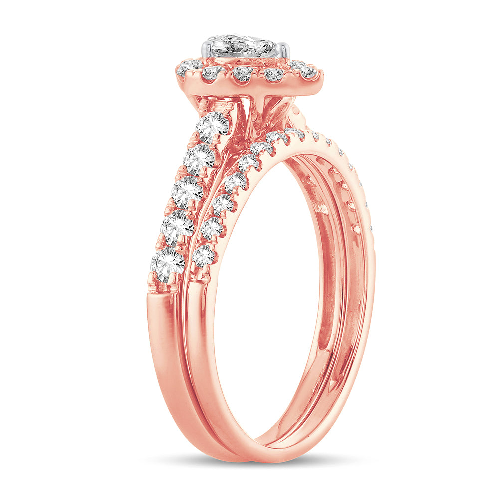 14K 1.00CT Diamond Bridal Ring