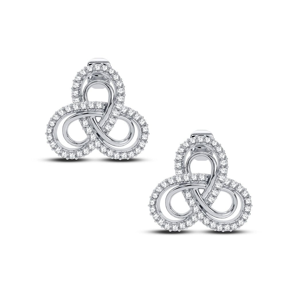 14K 0.42CT Diamond Earring