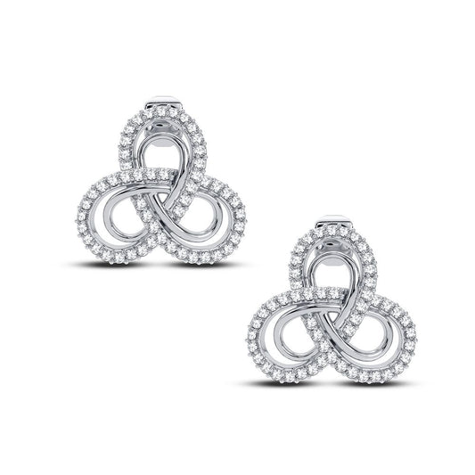 14K 0.42CT Diamond Earring
