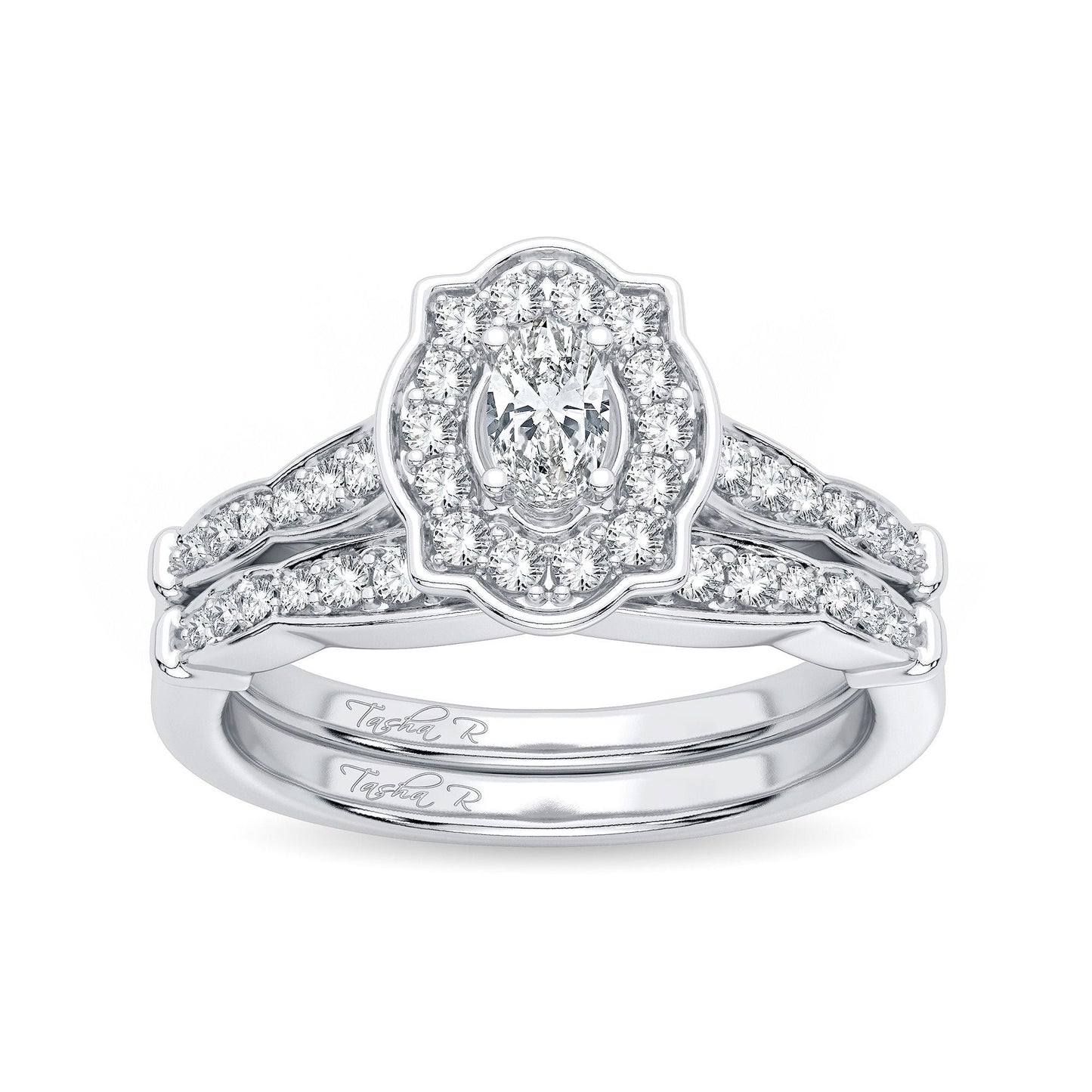 14K 0.50CT Diamond Bridal Ring