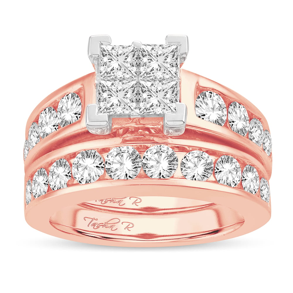 14K 3.00CT Diamond Bridal Ring