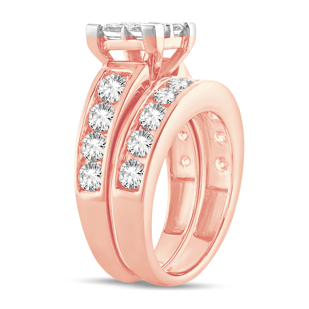 14K 3.00CT Diamond Bridal Ring