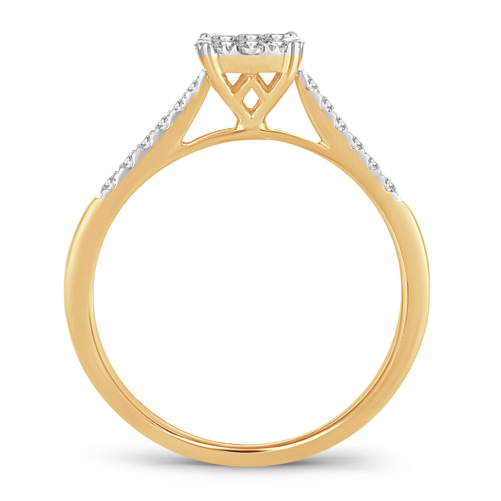 14K 0.35CT Diamond Ring