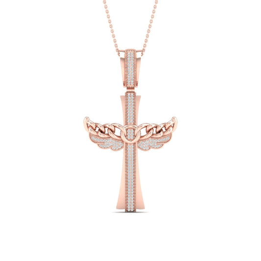 10K 0.43CT Diamond Pendant