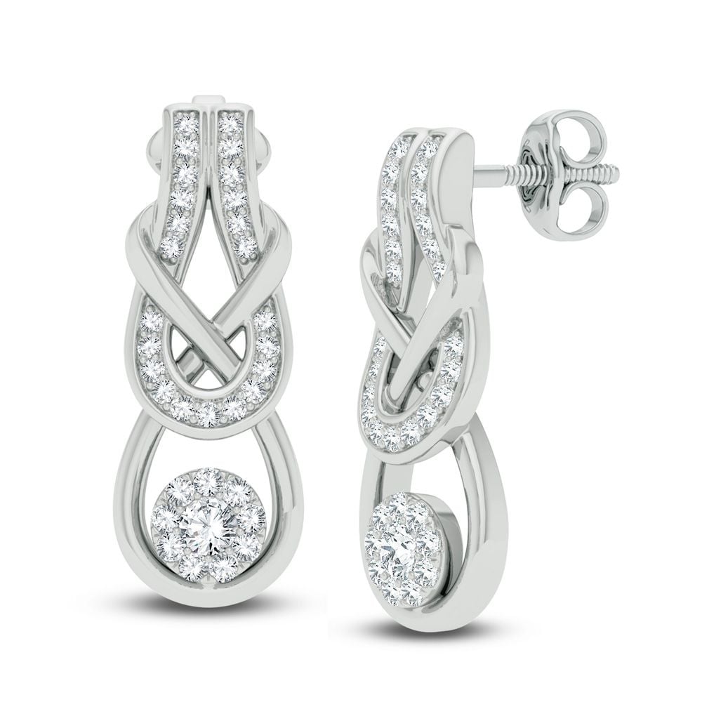 14K 0.50CT Diamond Earring