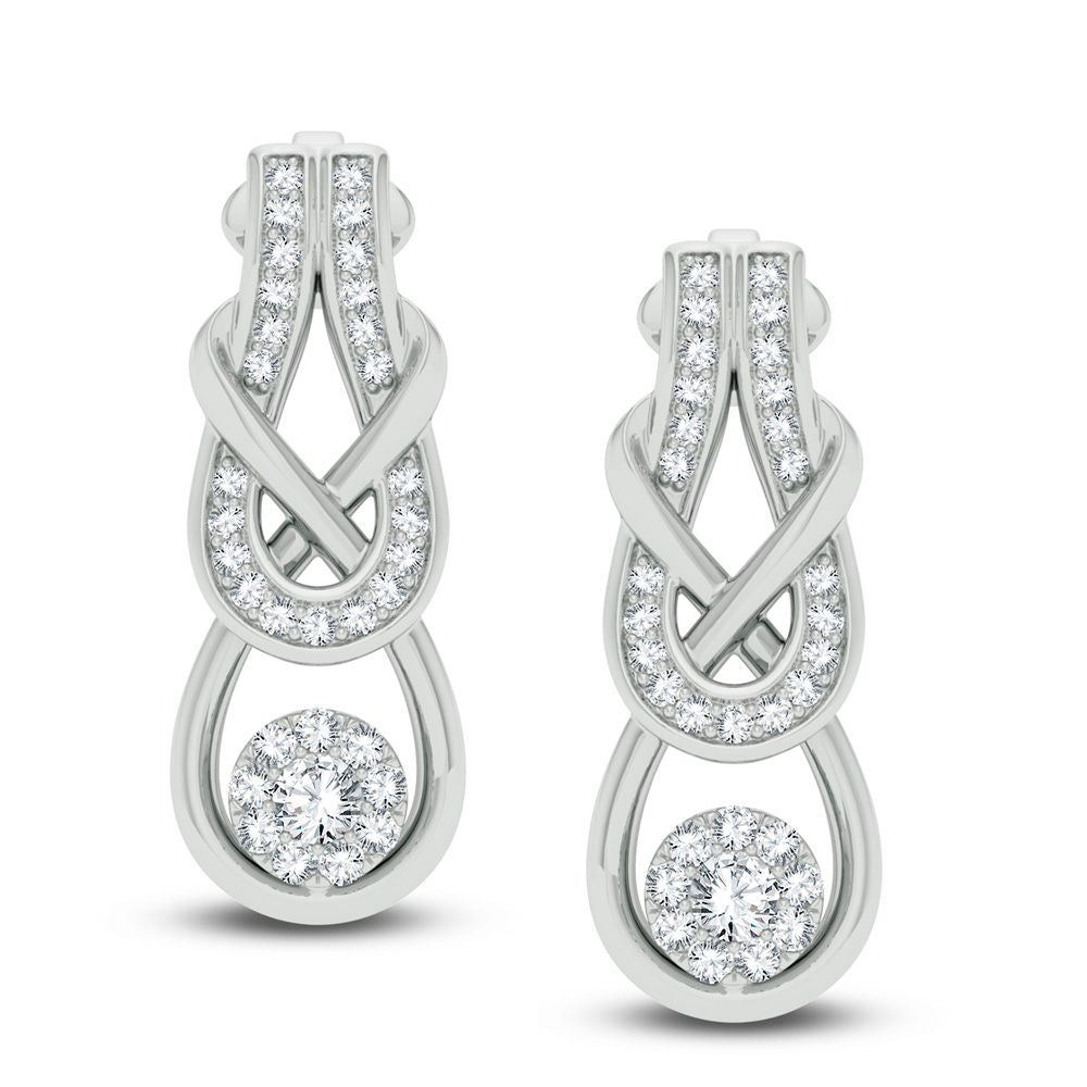 14K 0.50CT Diamond Earring