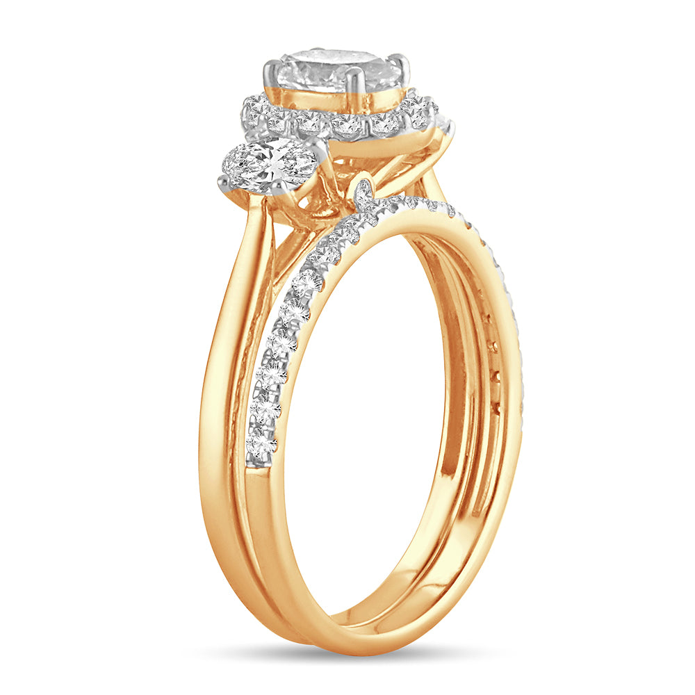 14K 1.20CT Diamond Bridal Ring