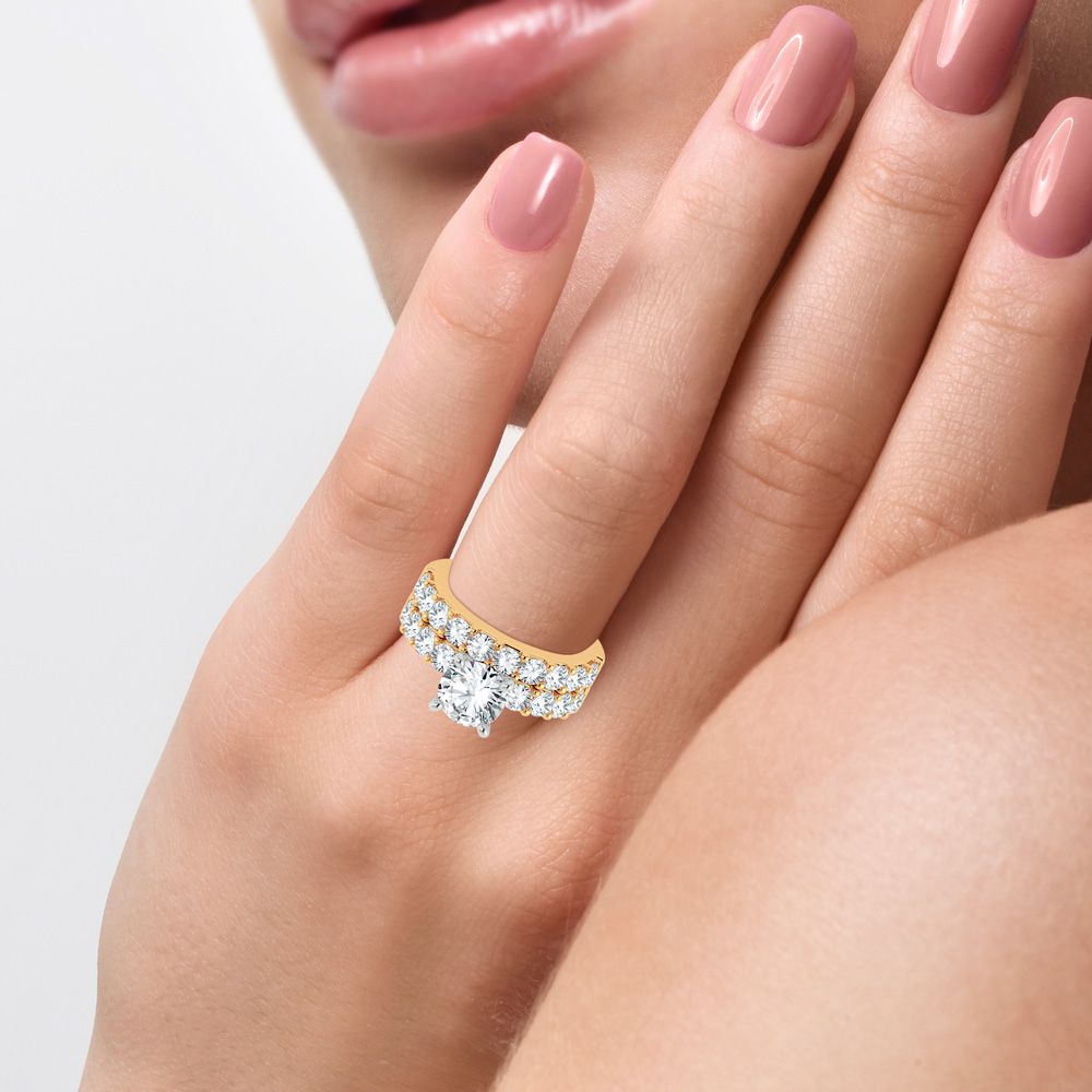 14K 2.00CT Diamond Semi Mount