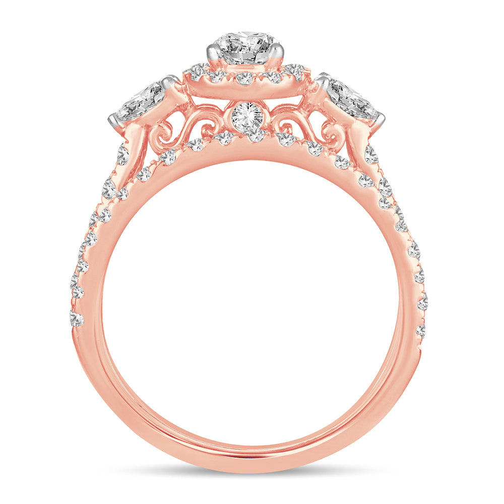 14K 1.50CT Dim Bridal Ring