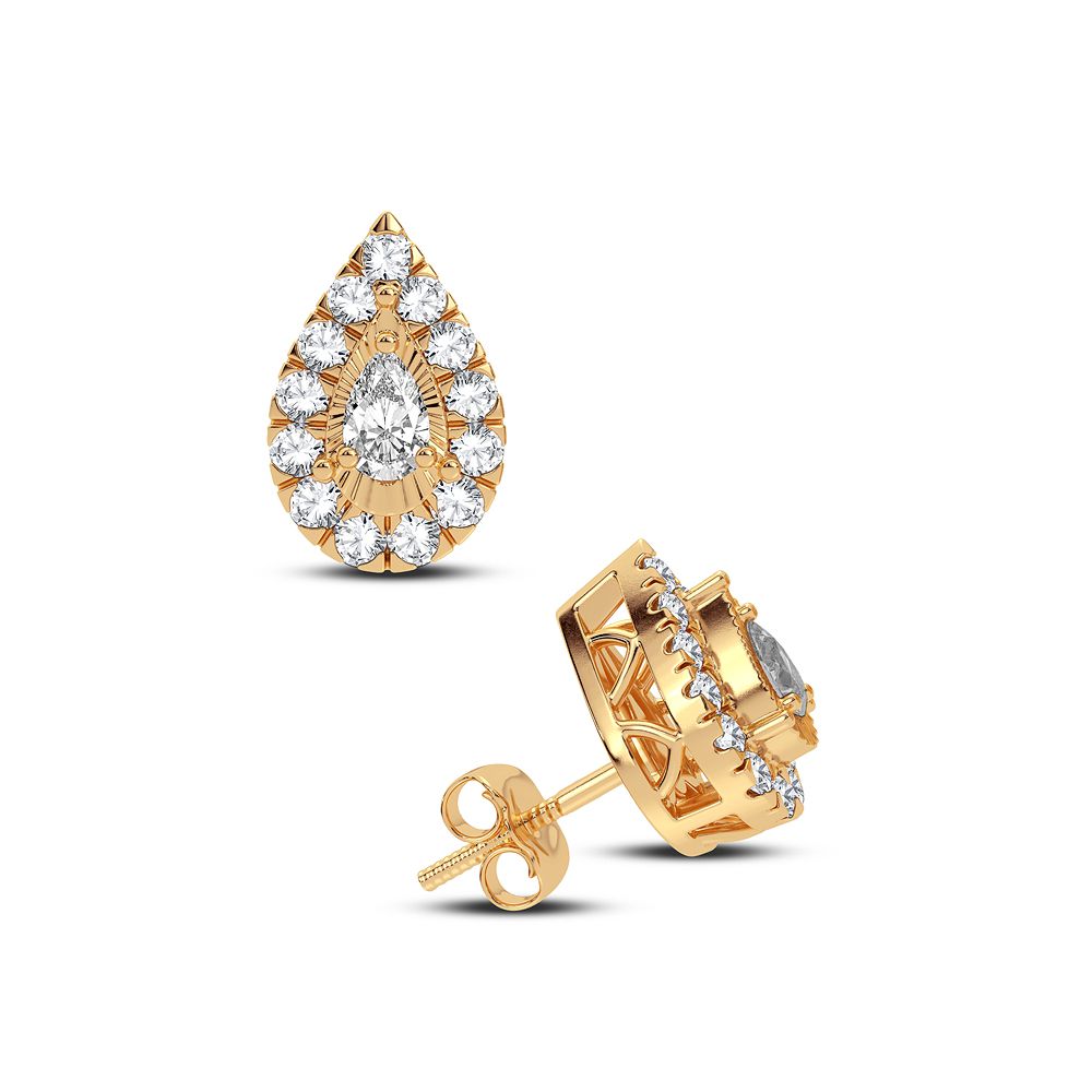 14K 0.40CT Diamond Earring