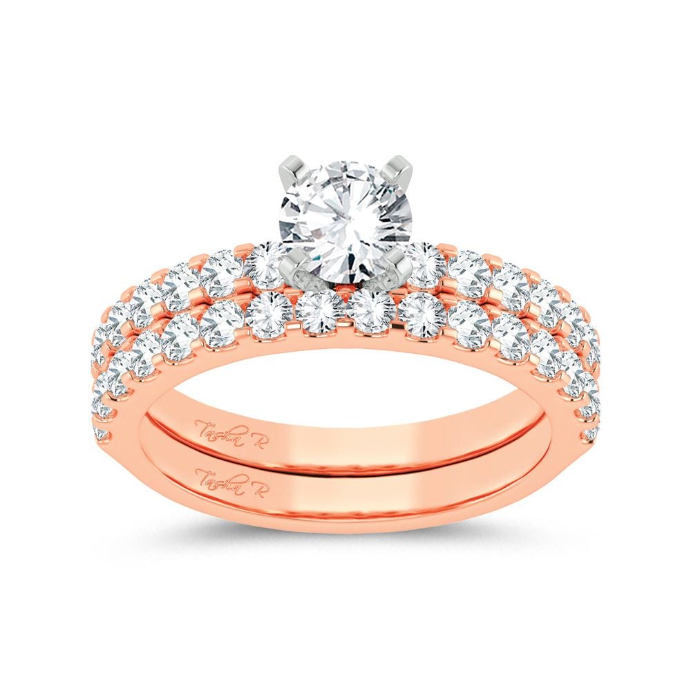 14K 1.00CT Diamond Mounting Ring
