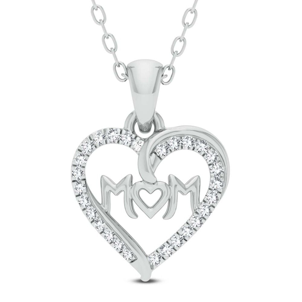 10K 0.13CT Diamond Pendant