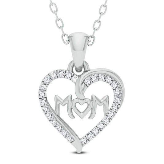 10K 0.13CT Diamond Pendant