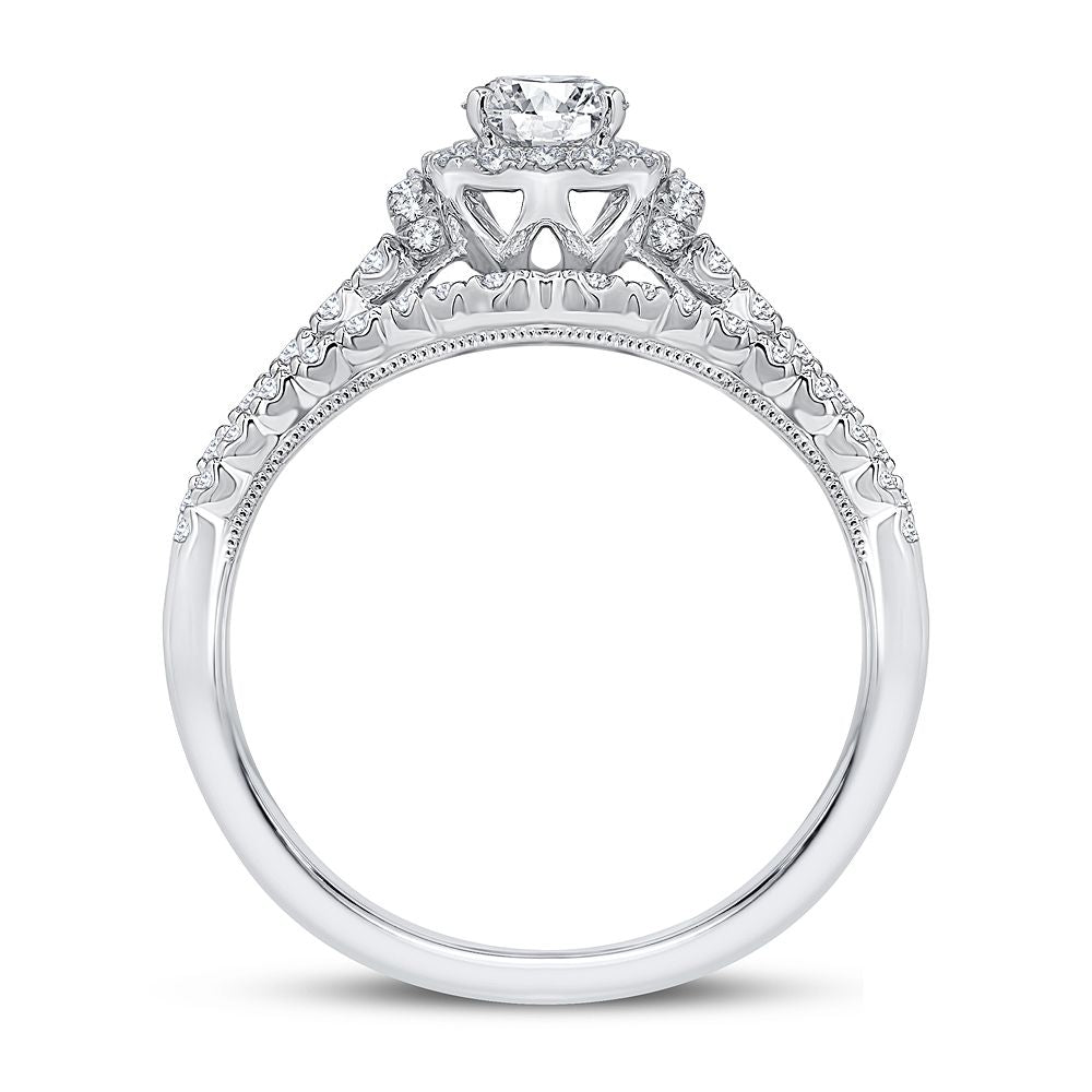 14K 1.00CT Diamond Bridal Ring