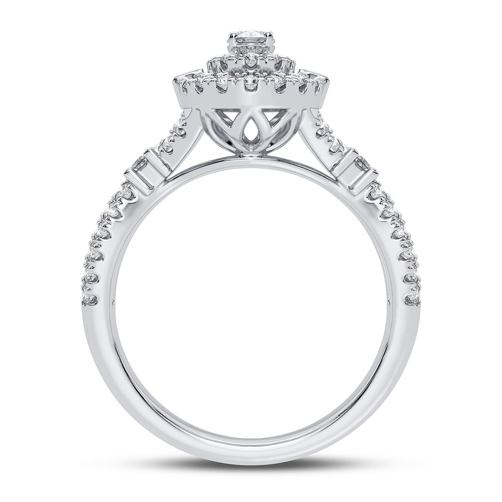 14K 0.75CT Diamond Engagement Ring