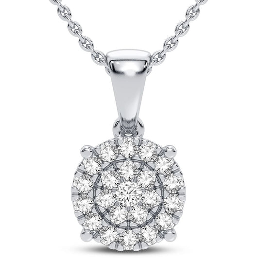 10K 0.15CT Diamond Pendant