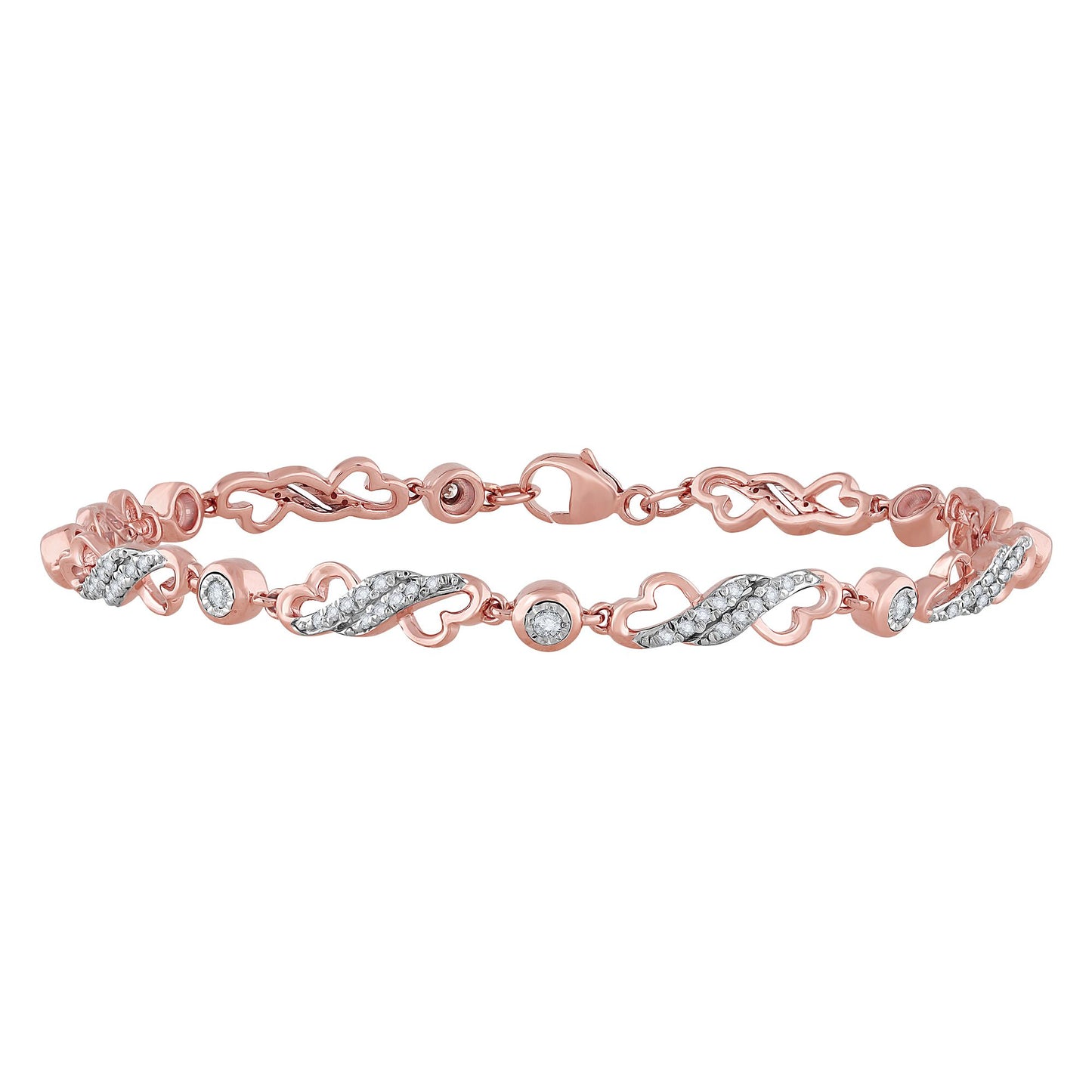 10K 0.50CT Diamond Bracelet