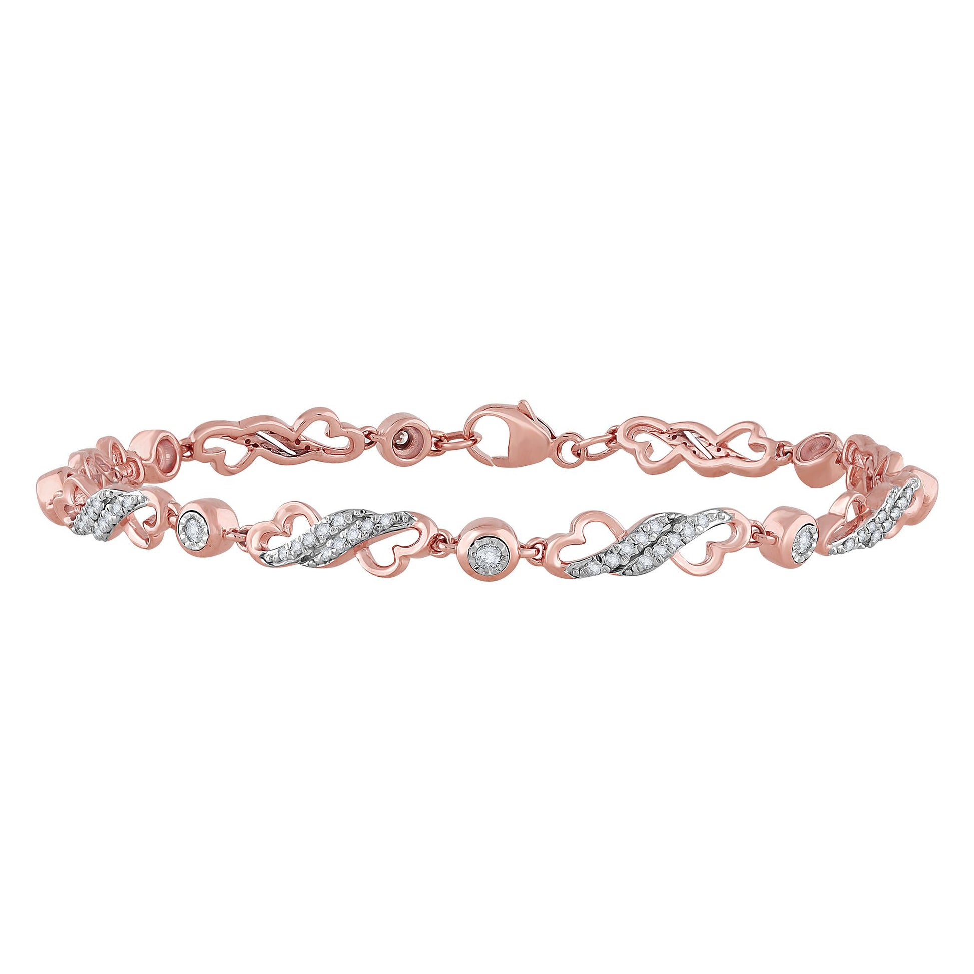 10K 0.50CT Diamond Bracelet