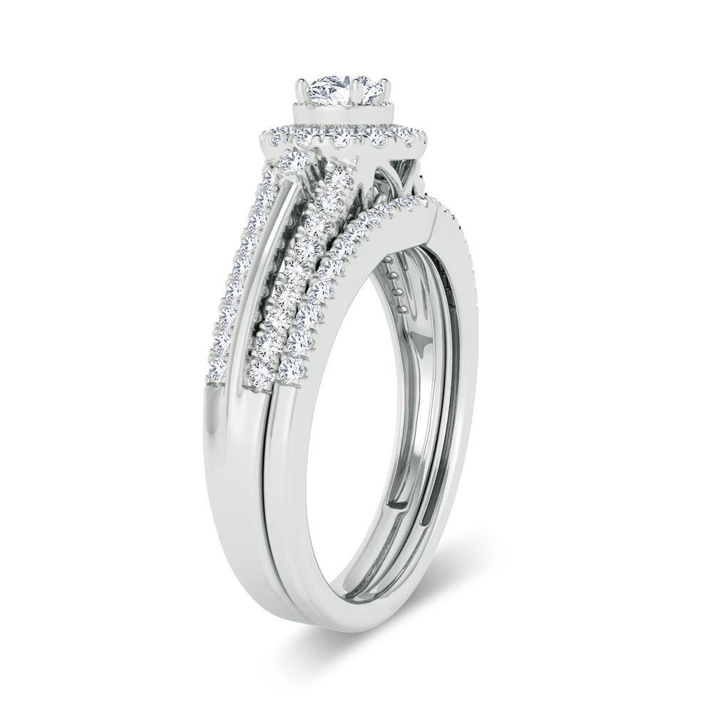 10K 0.50CT Diamond Bridal Ring