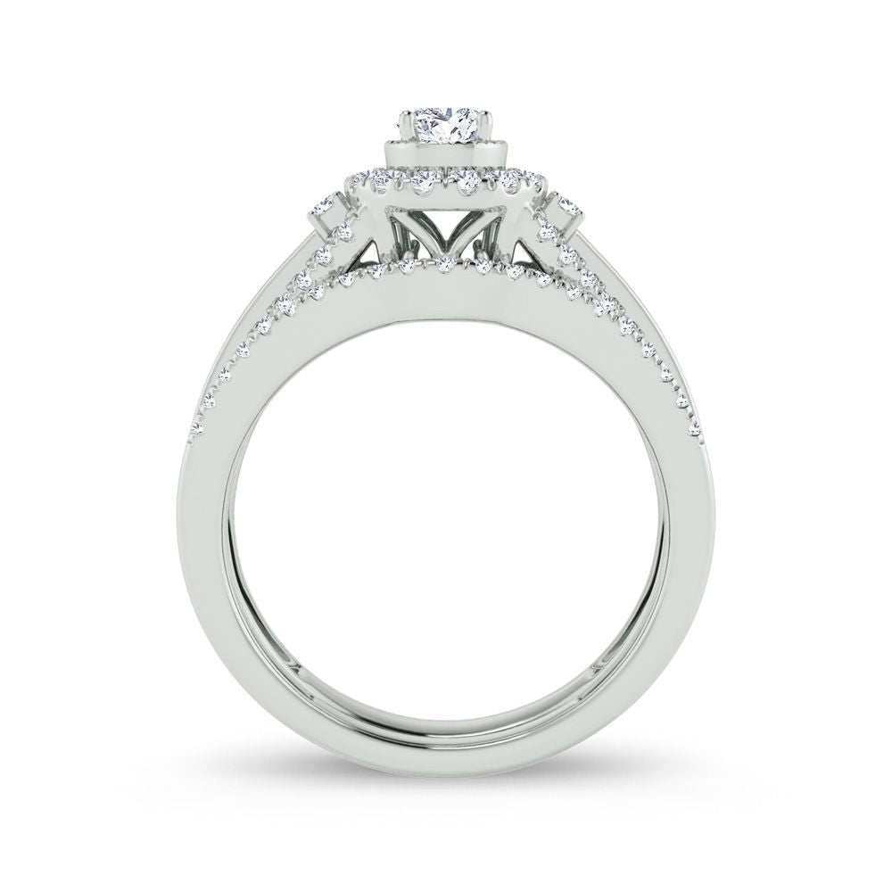 10K 0.50CT Diamond Bridal Ring