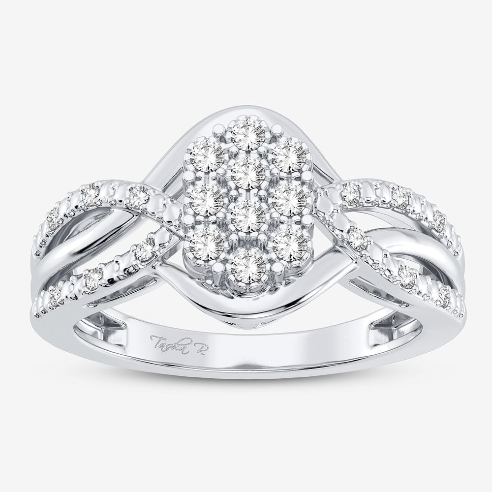 10K 0.10CT Diamond Ring