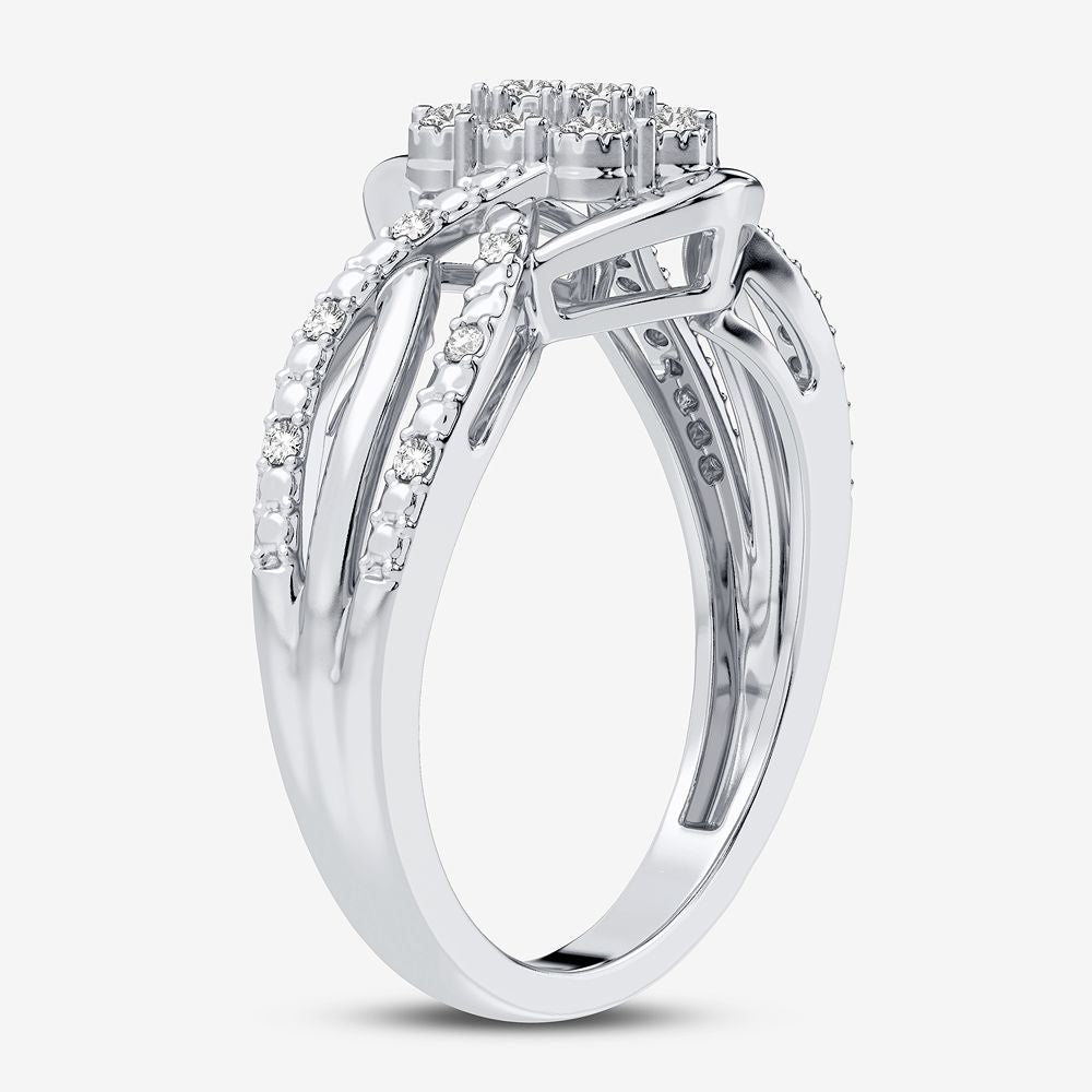 10K 0.10CT Diamond Ring