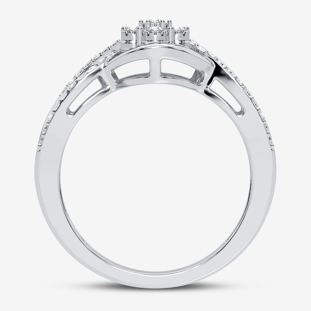 10K 0.10CT Diamond Ring