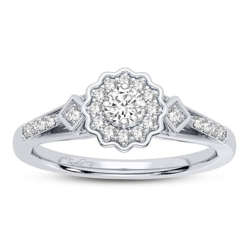 10K 0.20CT Diamond Ring