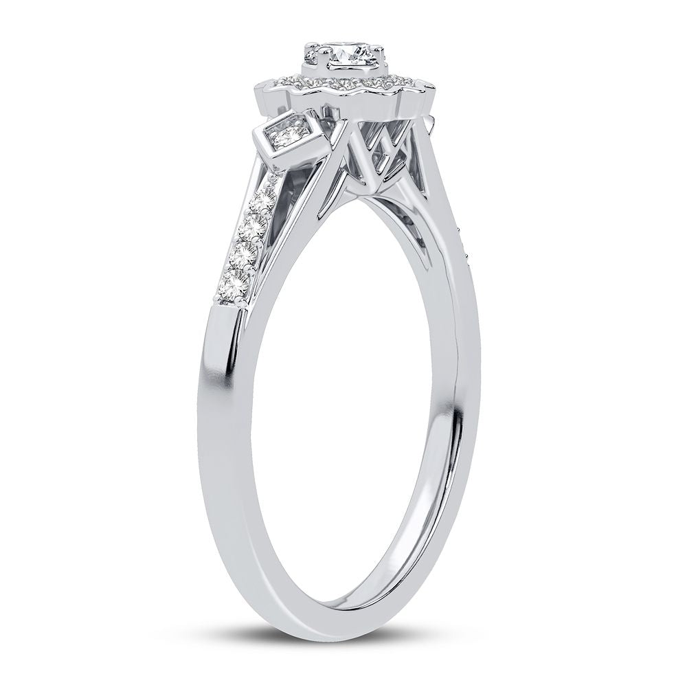 10K 0.20CT Diamond Ring
