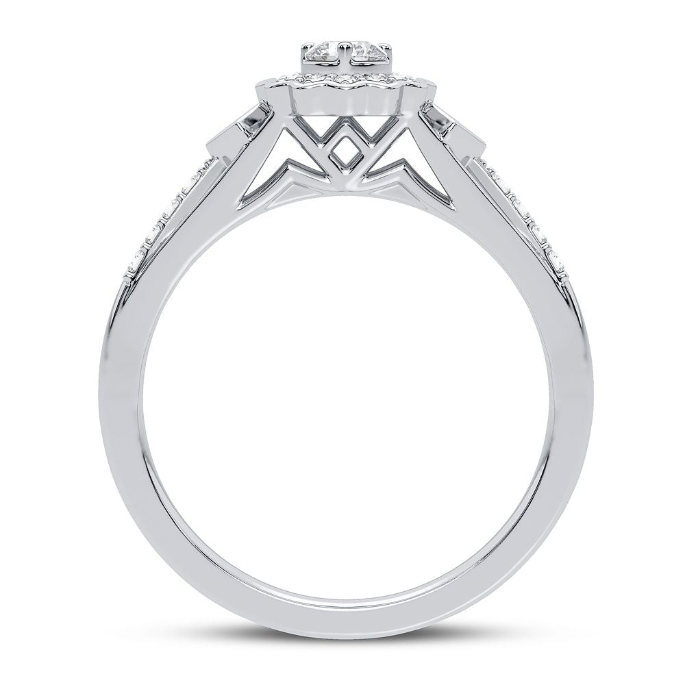 10K 0.20CT Diamond Ring