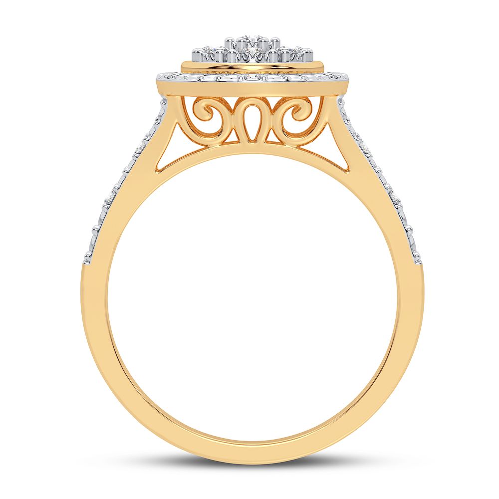 10K 0.10CT Diamond Ring