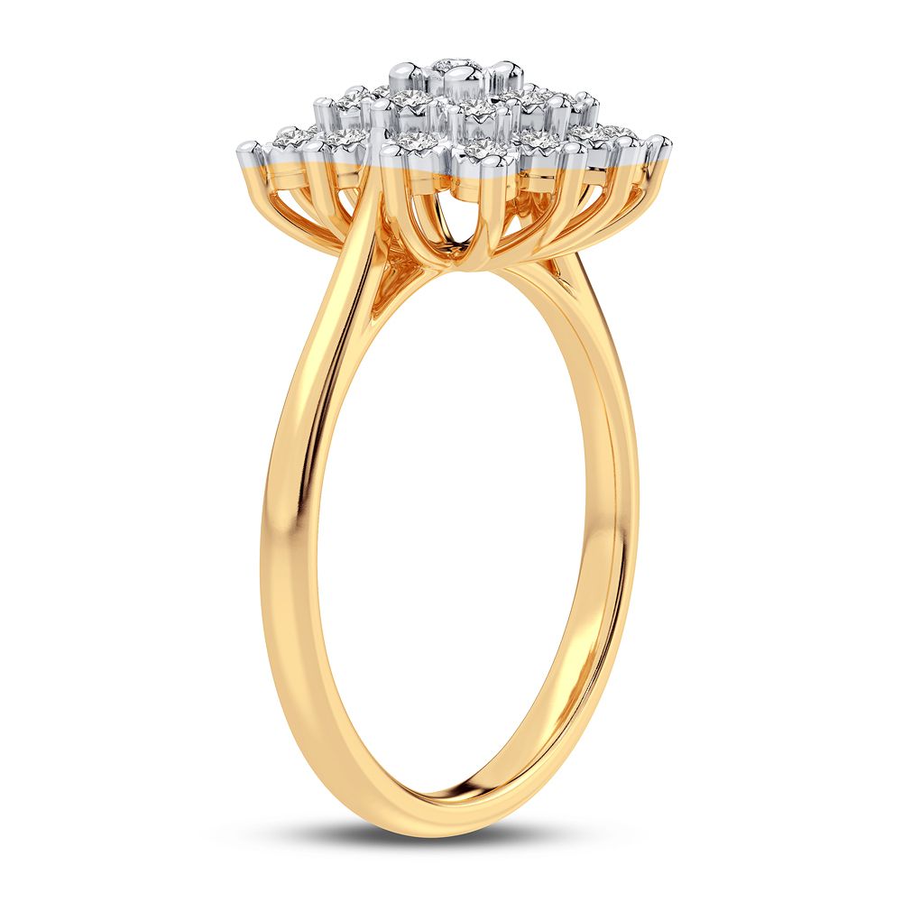 10K 0.17CT Diamond Ring