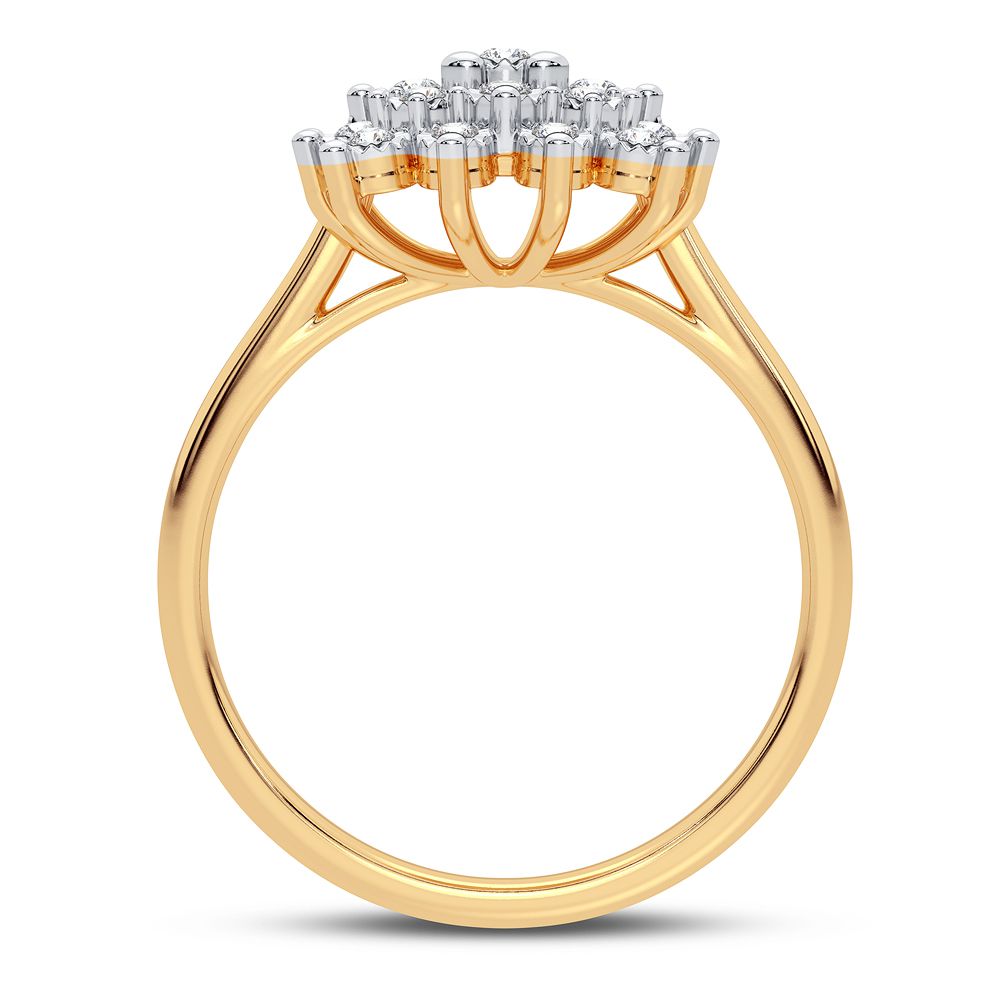 10K 0.17CT Diamond Ring