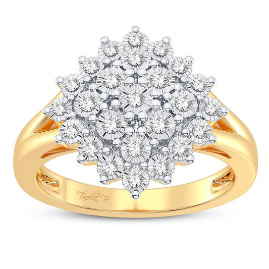 10K 0.10CT Diamond Ring