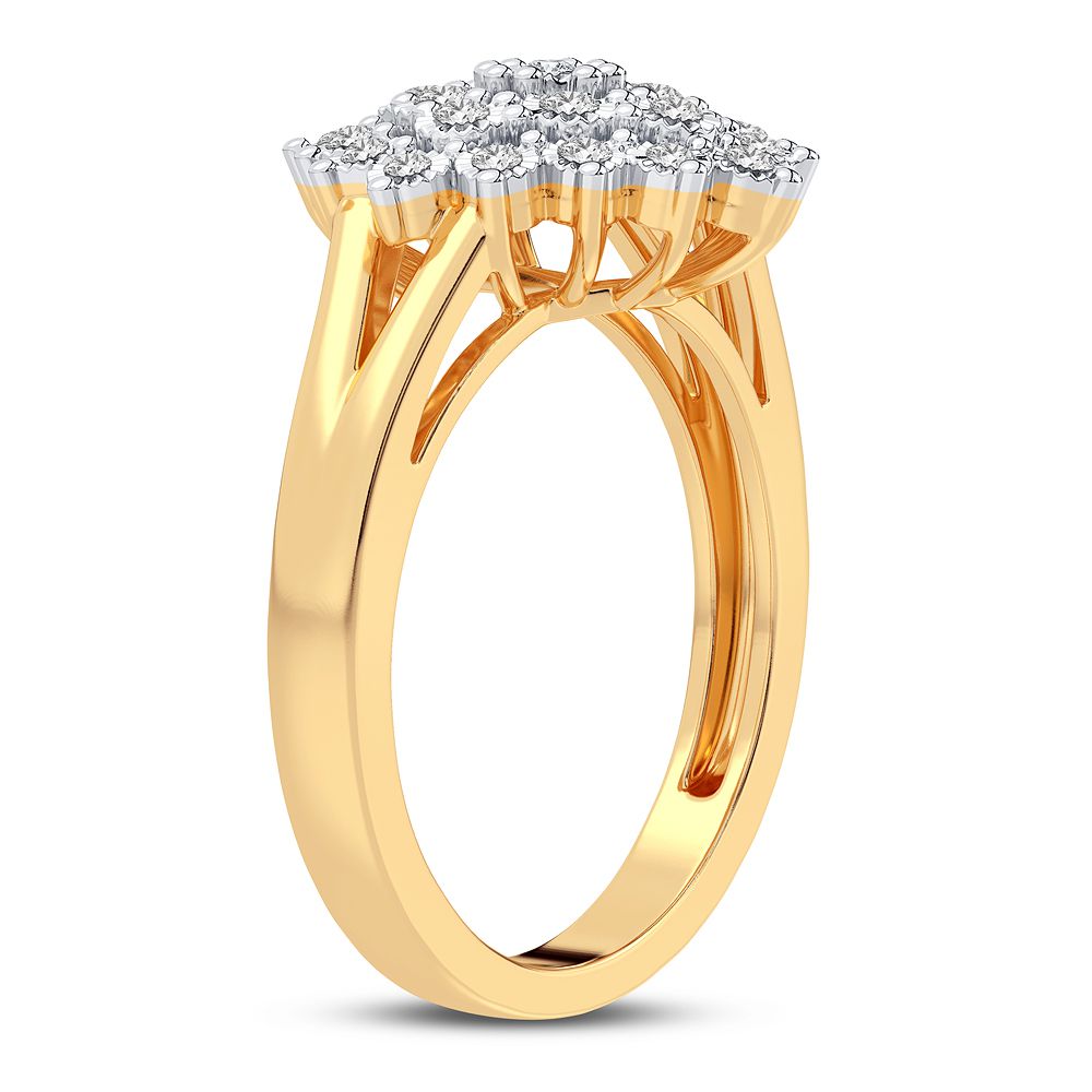 10K 0.10CT Diamond Ring