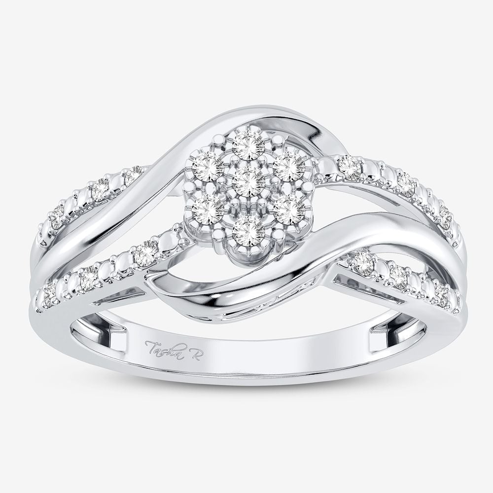 10K 0.10CT Diamond Ring