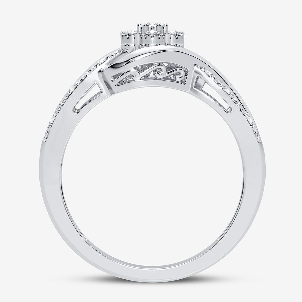 10K 0.10CT Diamond Ring
