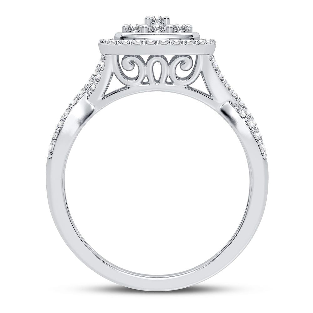 10K 0.10CT Diamond Ring