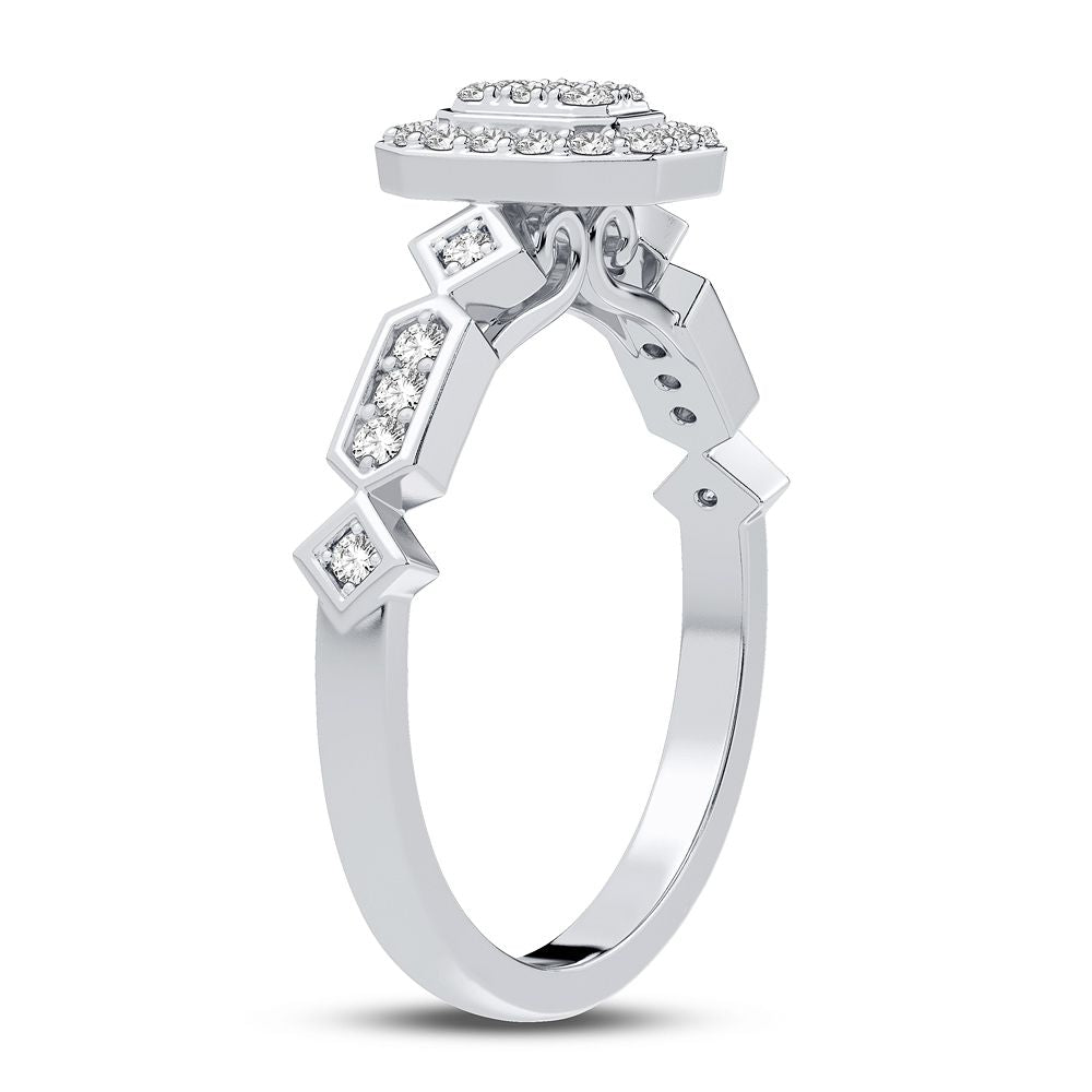 10K 0.20CT Diamond Ring