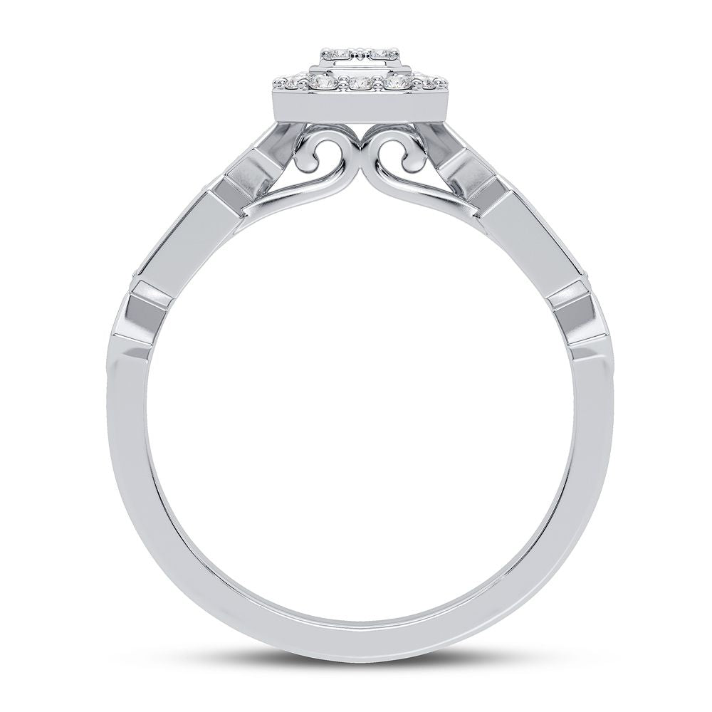 10K 0.20CT Diamond Ring