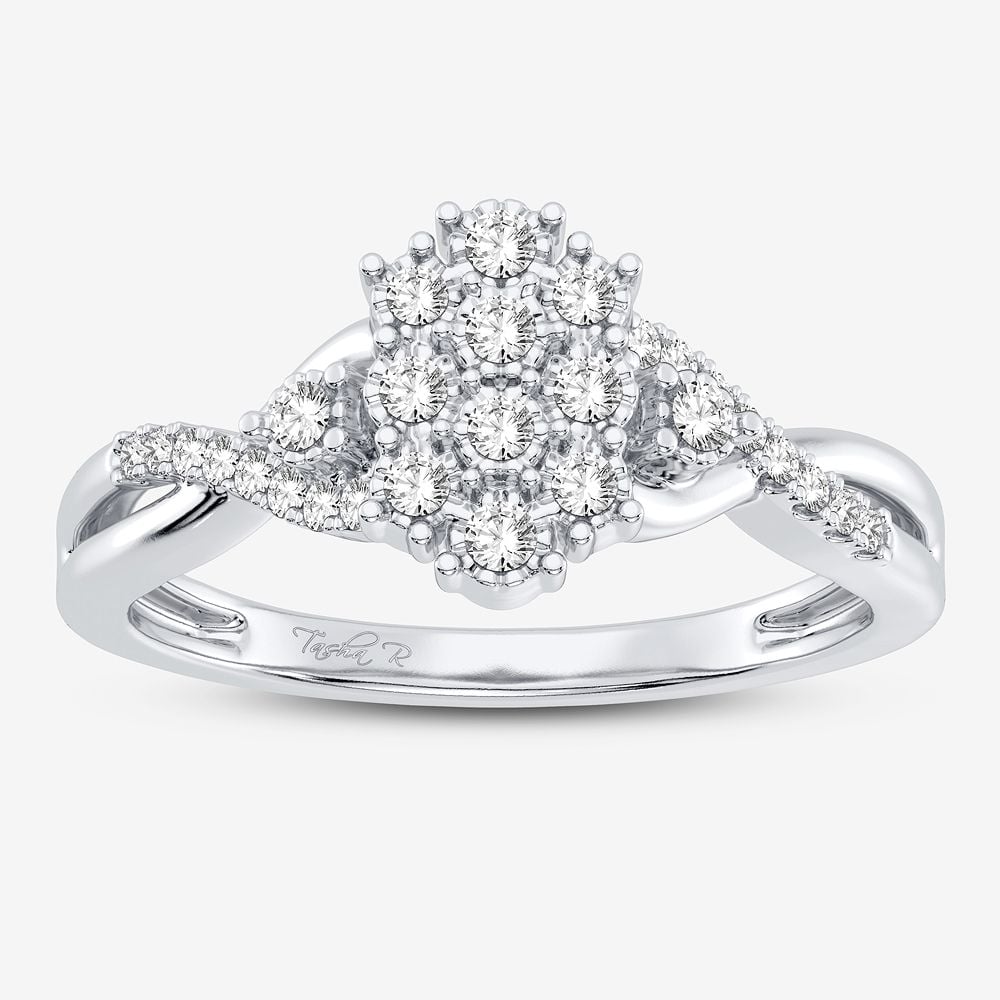 10K 0.10CT Diamond Ring