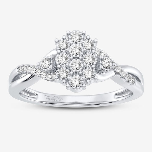 10K 0.10CT Diamond Ring