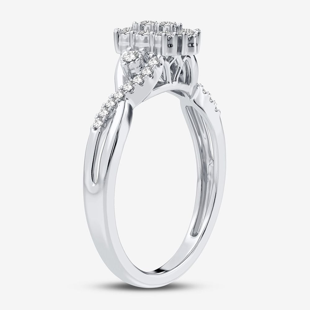 10K 0.10CT Diamond Ring